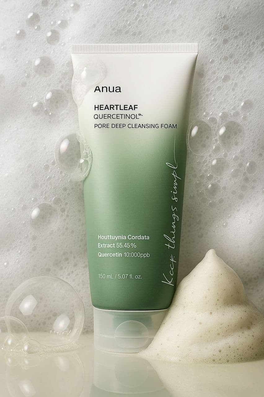 Anua Heartleaf Quercetinol Pore Deep Cleansing Foam 150mL