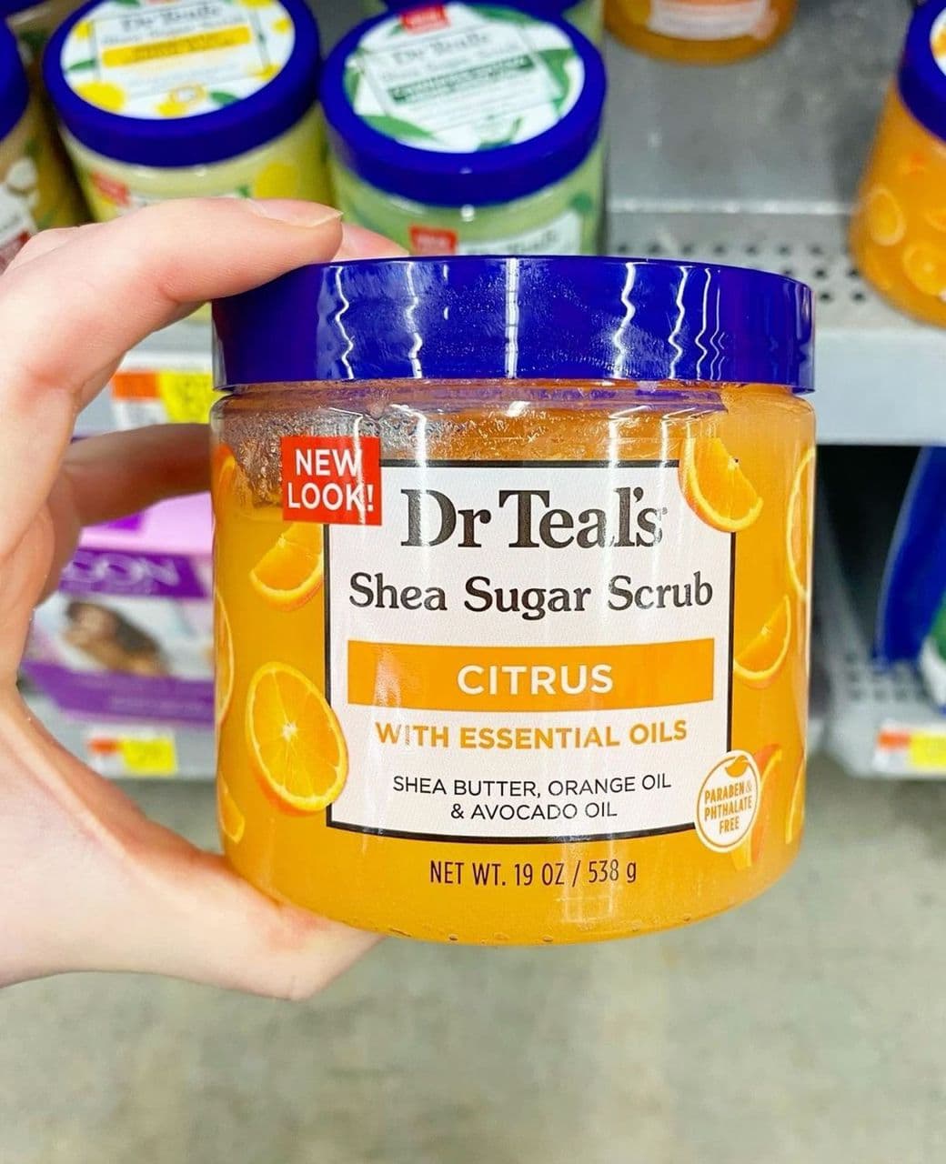 Dr Teals Vitamin C Shea Sugar Scrub