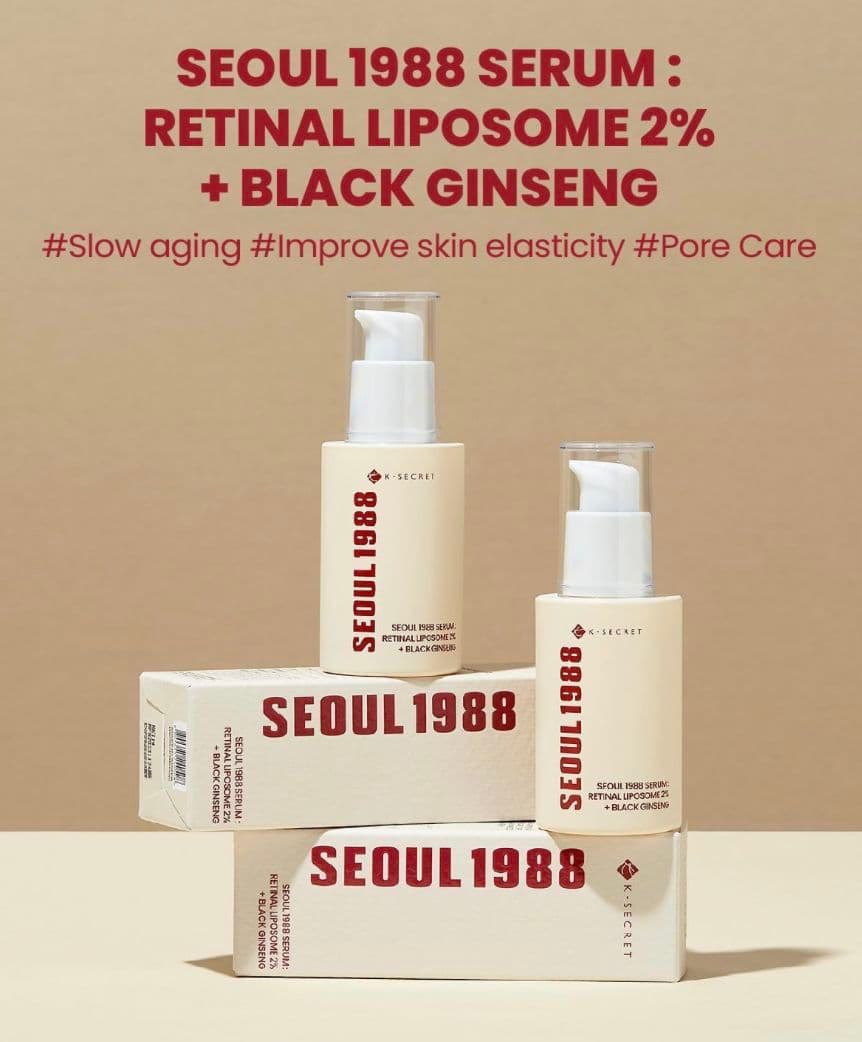 K-Secret Soeul 1988 Eye Cream: Retinal Liposome 4% + Fermented Bean 30ml