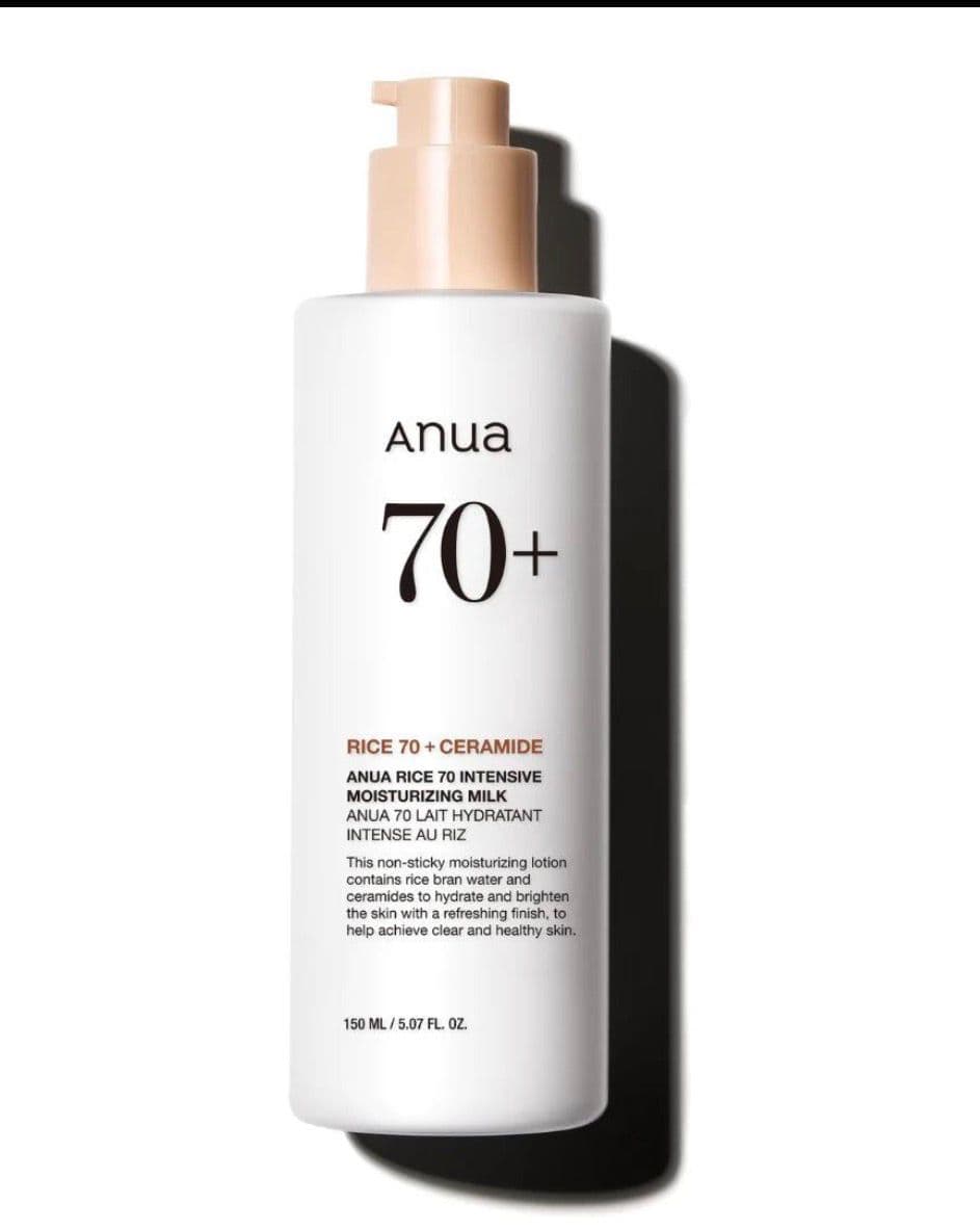 Anua Rice 70+ Intensive Moisturizing Milk 150ml