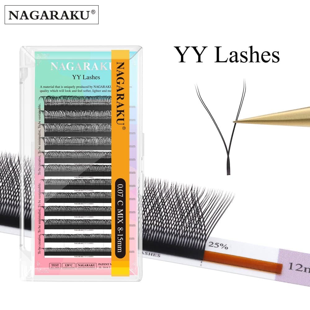 Nagaraku YY Eyelash Extensions 0.10 C 15mm